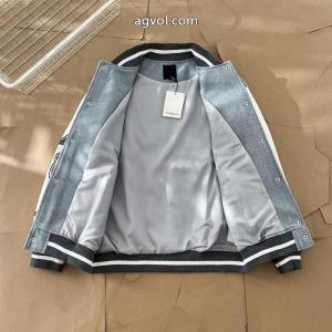 GIVENCHY 52スエードタオル刺繍野球服コート