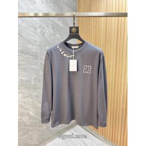 GIVENCHY着回し力抜群大人気 2026最新入荷 清潔感の高い新品スーパー コピー ブランド 専門店長袖Tシャツ