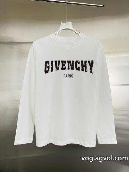 ブランド 激安送料込み 希少品上質な素材GIVENCHY長袖Tシャツ 0