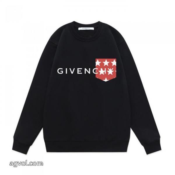 Givenchy秋冬新作星柄ロゴプリントパーカー男女同型 2