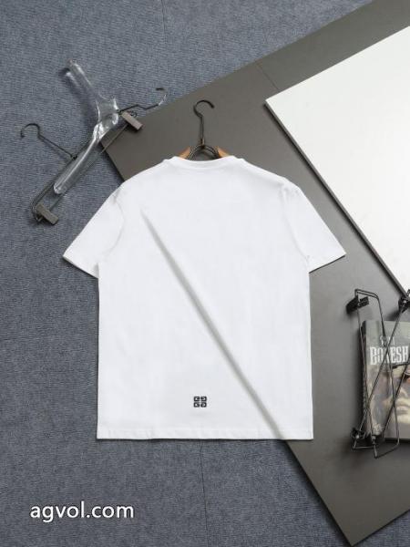 GIVENCHYセイコー透かしプリント半袖Tシャツ男女同型 3