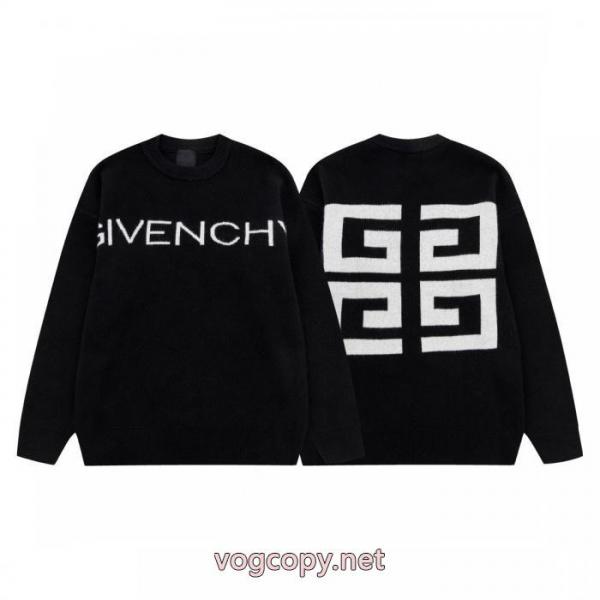 GIVENCHYスクエア大刺繍ラウンドネックセーター男女同型 5 