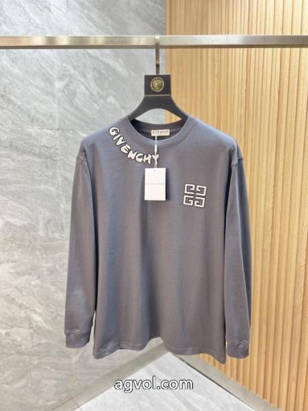 GIVENCHY着回し力抜群大人気 2025最新入荷 清潔感の高い新品スーパー コピー ブランド 専門店長袖Tシャツ 2
