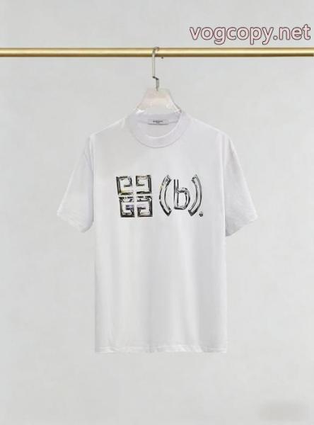 GIVENCHYブランド コピー 販売半袖Tシャツ注目のアイテム 海外大人気アイテム 個性的な素材感も魅力 4