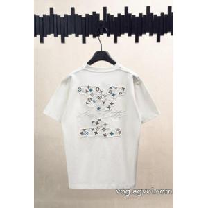 半袖Tシャツシックな色合い 最安に挑戦 国内込偽物 ブランドLOUIS VUITTON