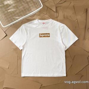 SUPREMEブランド コピー 優良店半袖Tシャツ完売目前 切り売り販売 超高機能