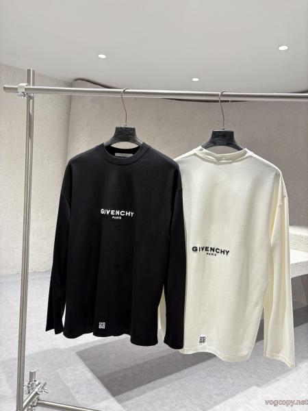 GIVENCHYジバンシー2026秋冬新作ラウンドネック長袖Tシャツ 0