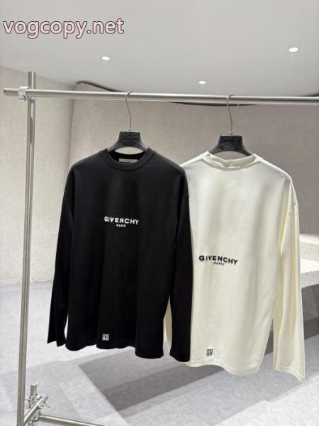 GIVENCHYジバンシー2026秋冬新作ラウンドネック長袖Tシャツ 3