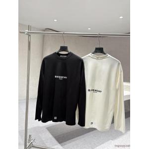 GIVENCHYジバンシー2026秋冬新作ラウンドネック長袖Tシャツ